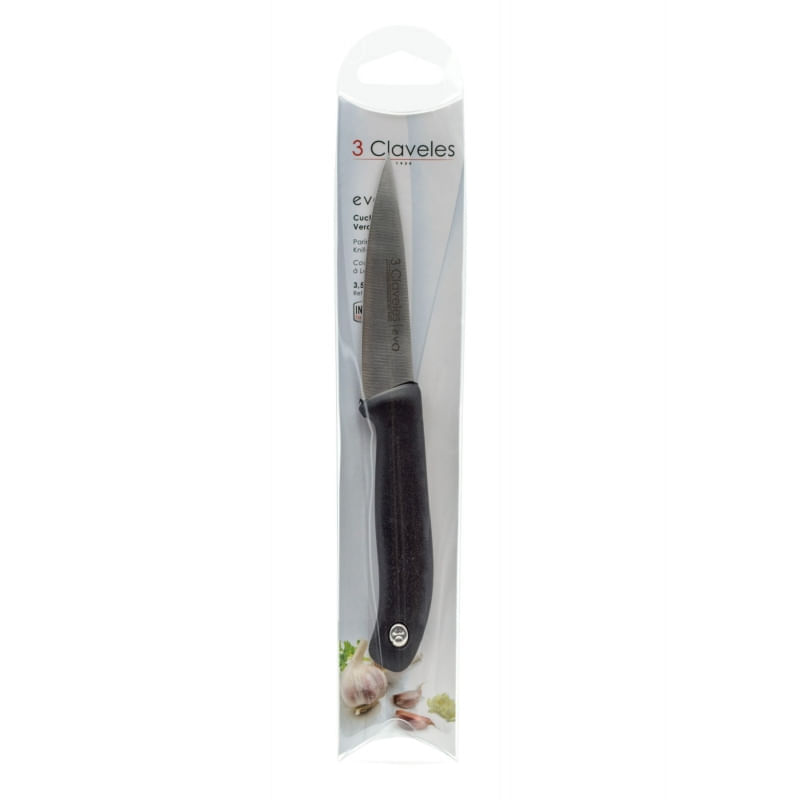 Cuchillo Verduras Evo Inox. 9cm #1351 3 Claveles