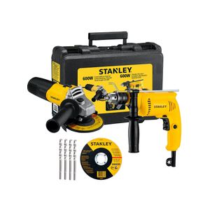 Kit de Taladro 13mm mas Esmeril Angular  4 1/2  SHG6061KA-B2C Stanley