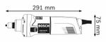 Rectificador 6-8mm 650w GGS 28 Ce Bosch