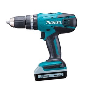 Taladro Atornillador Percutor HP457DWE Inalámbrico 12V 13 mm. Max. Torque 42 Nm + 2 Baterías 1,1Ah + Cargador Makita