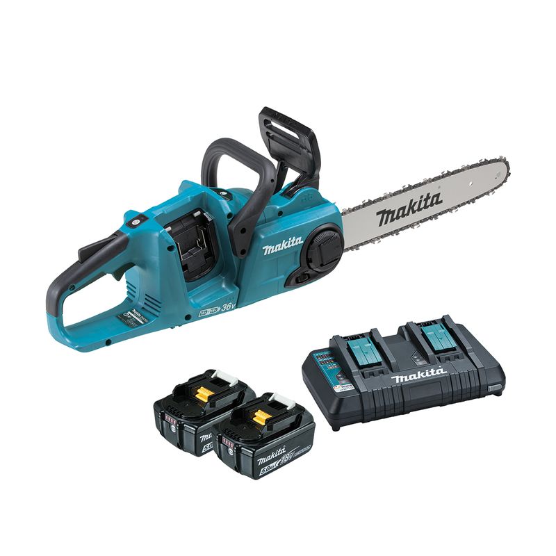 Electrosierra-Inalambrica-DUC353PT2-1-con-2-Baterias-de-5AH---Cargador-doble-Makita