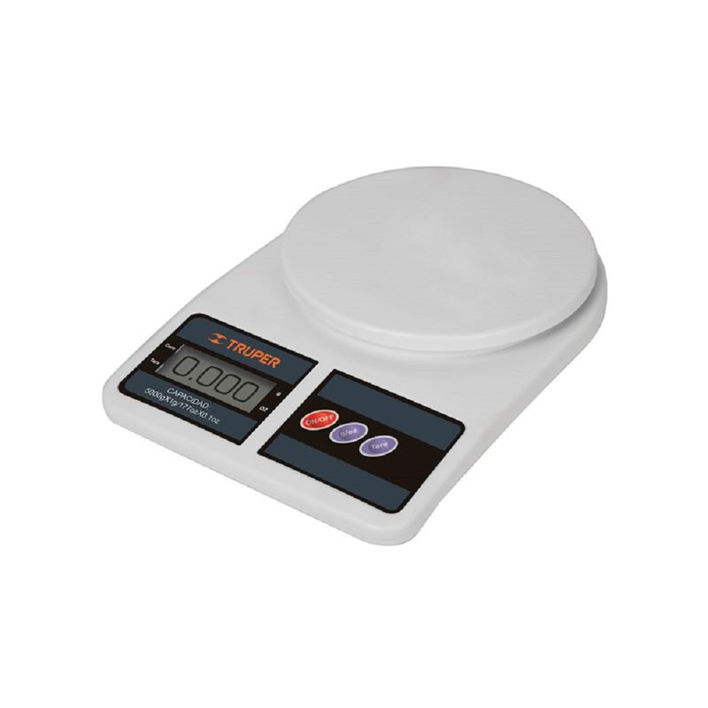 Balanza Cocina Digital Hasta 5 Kilos BASE-5EP Truper