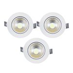 Pack-3-Focos-Led-Embutidos-Ip20-5W-3000°K-Kersting