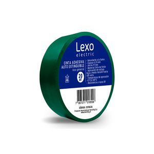 Cinta Pvc 3/4" x 20 Mts Verde Lexo